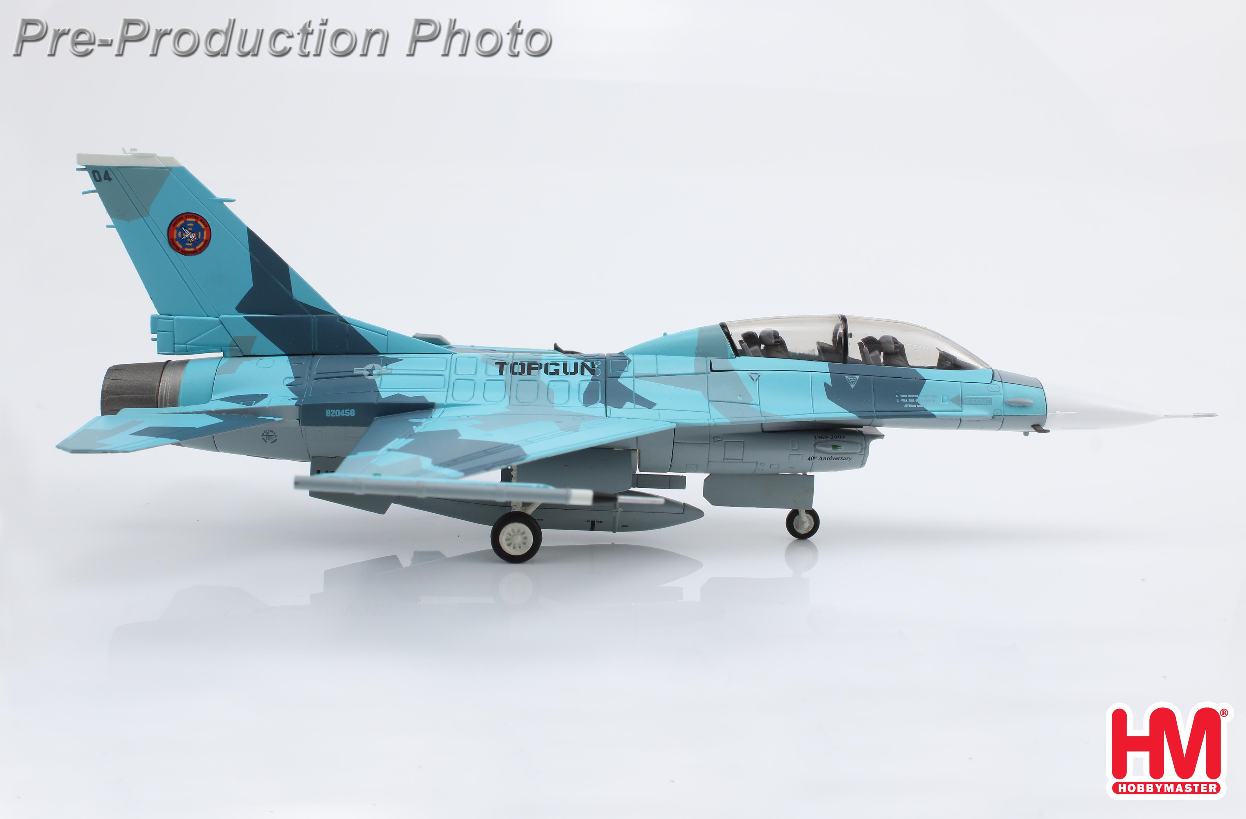ホビーマスター 1/72 F-16B TOP GUN HA38017 Lockheed F-16B 